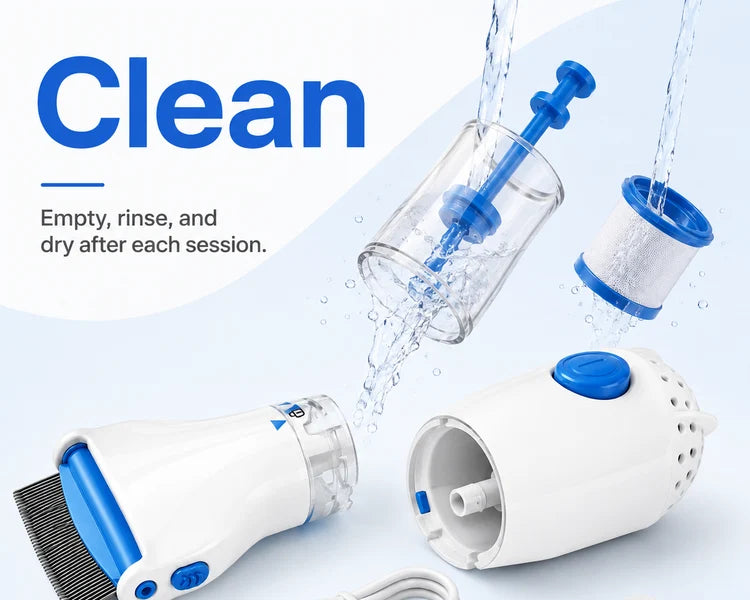 LiceClear™ - Electric Head Lice Removal Comb