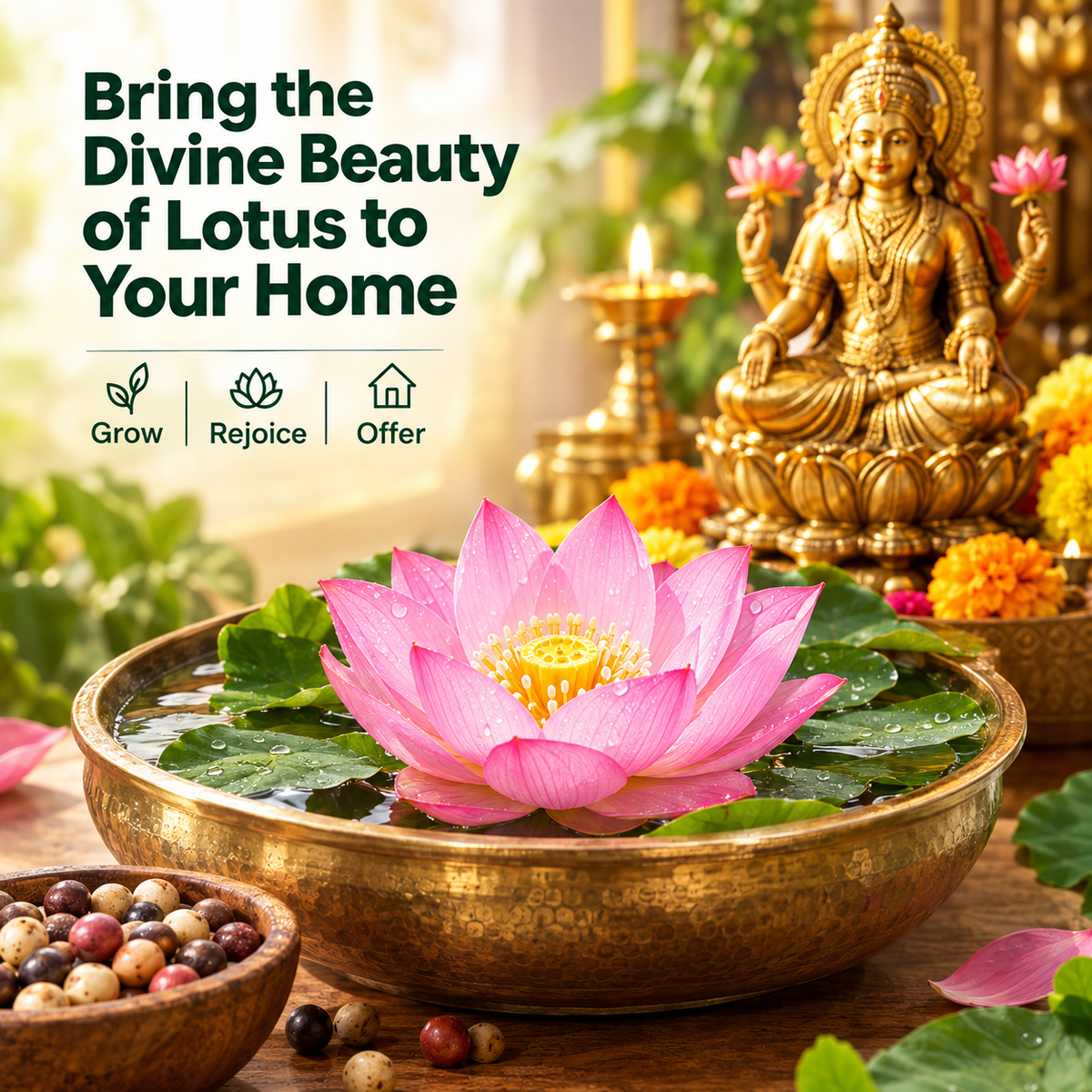 LotusBloom™ - Miniature Lotus Seeds - Buy 1 Get 1 Packet FREE
