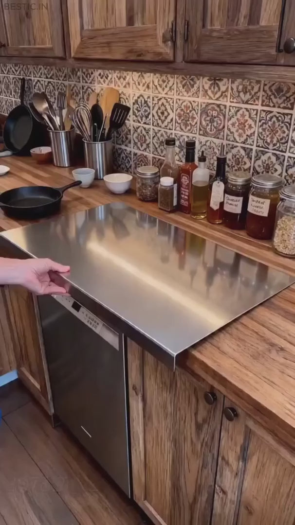 Chopping Board™ | Large Countertop Stainless Steel Chopping Board